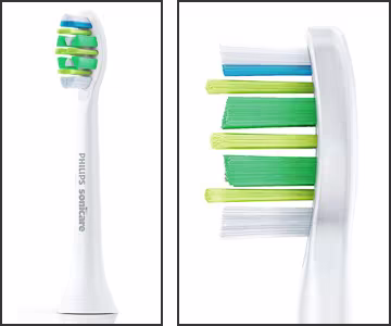 Photo showing a Sonicare Intercare sonic brush head