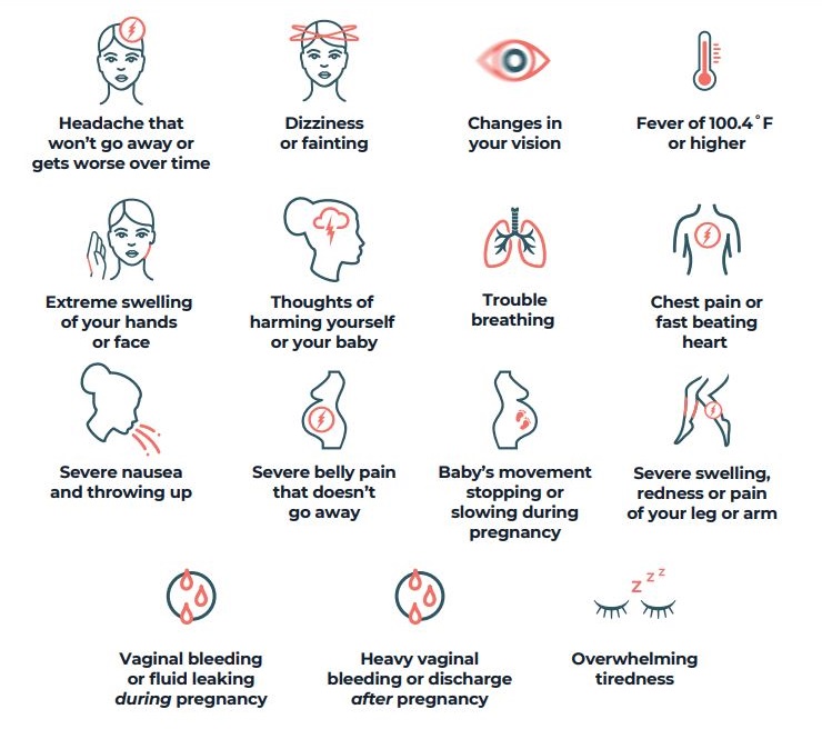 urgent maternal warning signs
